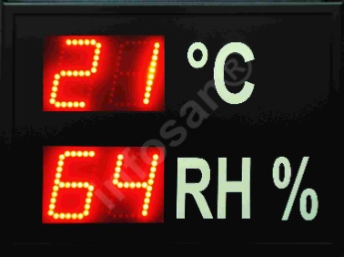 Alarmlı sıcaklık nem tabelası, Fabrika sıcaklık nem göstergesi, Röle kontak çıkışlı, Sıcaklık nem sınır değer çıkışlı Alarmlı sıcaklık nem tabelası, Fabrika sıcaklık nem göstergesi, Röle kontak çıkışlı, Röle çıkışlı sıcaklık nem tabelası,