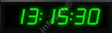 Dijital LED saat : dakika : saniye 6 dijit - 5 mm süper parlak Yeşil LED display Dijital LED büyük duvar saati, LED saat dakika saniye, Dijital LED spor salonu saati, Dijital LED fabrika saati, Dijital LED ofis saati, Dijital LED okul saati, Dijital LED duvar saati