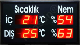 Dijital LED İç Dış sıcaklık sıcaklık / nem ölçüm ve gösterim panosu Dijital LED İç Dış sıcaklık sıcaklık ve nem panosu, İç dış Sıcaklık nem LED tabela, İç dış Derece nem LED tabela, İç dış Derece nem LED pano, İç dış Termometre nem LED tabela, İç dış Termometre nem LED pano, İç dış Termometre nem LED gösterge
